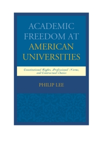 Cover image: Academic Freedom at American Universities 9781498501026