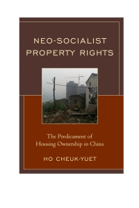 表紙画像: Neo-Socialist Property Rights 9781498506830