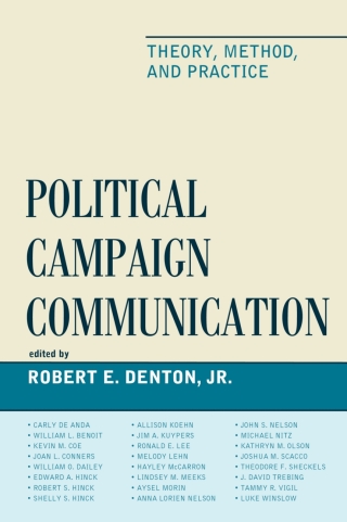 表紙画像: Political Campaign Communication 9781498530026