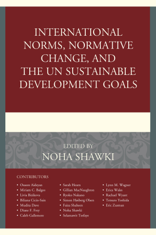 Cover image: International Norms, Normative Change, and the UN Sustainable Development Goals 9781498533041