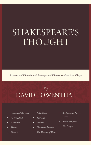 Cover image: Shakespeare’s Thought 1st edition 9781498537483