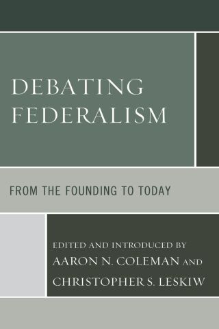 Cover image: Debating Federalism 9781498542876