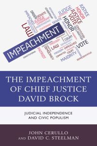 Titelbild: The Impeachment of Chief Justice David Brock 9781498565899