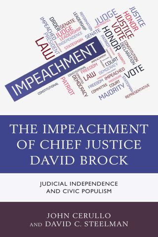 Cover image: Impeachment of Chief Justice David Brock 9781498565899