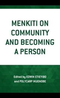 Omslagafbeelding: Menkiti on Community and Becoming a Person 9781498583657