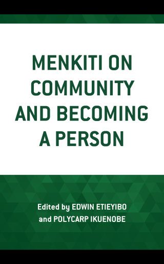 Cover image: Menkiti on Community and Becoming a Person 1st edition 9781498583657
