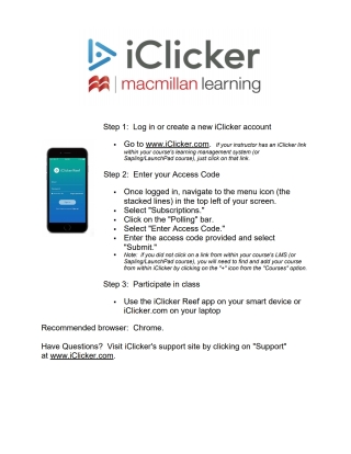 Cover image: iClicker REEF Polling (Six-Months Online) 1st edition 9781498600880
