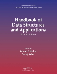 Cover image: Handbook of Data Structures and Applications 2nd edition 9781498701853