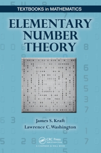 صورة الغلاف: Elementary Number Theory 1st edition 9781498702683