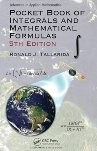 Cover image: Pocket Book of Integrals and Mathematical Formulas 5th edition 9781498704755