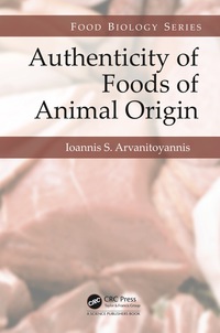 Cover image: Authenticity of Foods of Animal Origin 1st edition 9781498706414