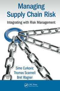 Cover image: Managing Supply Chain Risk 1st edition 9781498707107