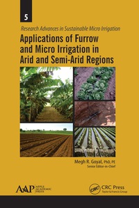 Imagen de portada: Applications of Furrow and Micro Irrigation in Arid and Semi-Arid Regions 1st edition 9781774632314