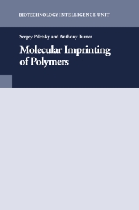 Cover image: Molecular Imprinting of Polymers 1st edition 9781587062193