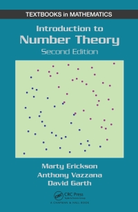 صورة الغلاف: Introduction to Number Theory 2nd edition 9780367240813