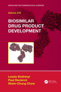 Cover image: Biosimilar Drug Product Development 1st edition 9780367552497