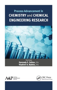 Imagen de portada: Process Advancement in Chemistry and Chemical Engineering Research 1st edition 9781771881050