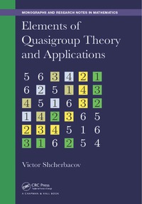 صورة الغلاف: Elements of Quasigroup Theory and Applications 1st edition 9781498721554