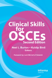 Cover image: Clinical Skills for OSCEs 2nd edition 9781841846163