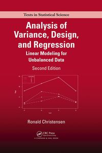 Cover image: Analysis of Variance, Design, and Regression 2nd edition 9780367834098