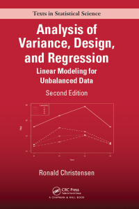Cover image: Analysis of Variance, Design, and Regression 2nd edition 9780367834098