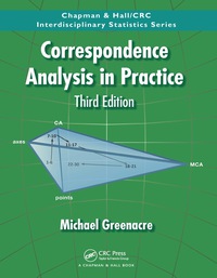 Immagine di copertina: Correspondence Analysis in Practice 3rd edition 9781498731775