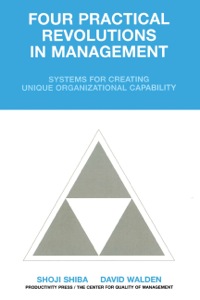 Titelbild: Four Practical Revolutions in Management 1st edition 9781563273889