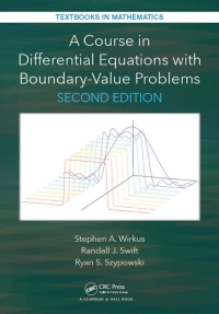 表紙画像: A Course in Differential Equations with Boundary Value Problems 2nd edition 9781498736053