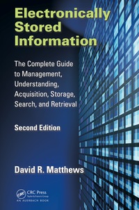 Cover image: Electronically Stored Information 2nd edition 9780367658489