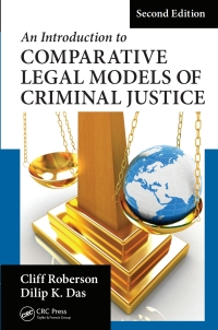表紙画像: An Introduction to Comparative Legal Models of Criminal Justice 2nd edition 9781498746267
