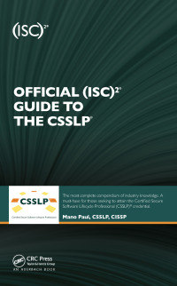 Cover image: Official (ISC)2 Guide to the CSSLP 1st edition 9781439826058