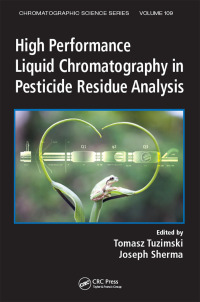 Cover image: High Performance Liquid Chromatography in Pesticide Residue Analysis 1st edition 9780367575724