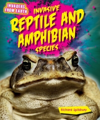 Imagen de portada: Invasive Reptile and Amphibian Species 9781499400595