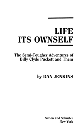 Cover image: LIFE ITS OWN SELF 9781501111440