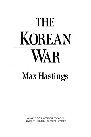 Cover image: Korean War 9780671668341