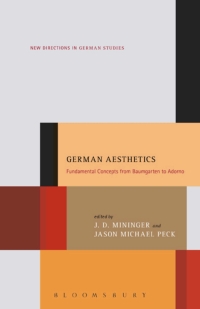 Imagen de portada: German Aesthetics 1st edition 9781501321474