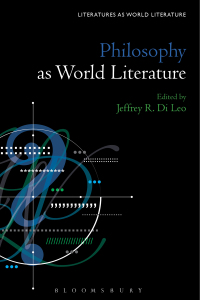 Cover image: Philosophy as World Literature 1st edition 9781501351877