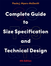 Cover image: Complete Guide to Size Specification and Technical Design, 4th Edition 4th edition 9781501384356