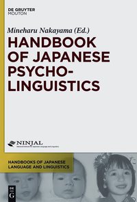 Imagen de portada: Handbook of Japanese Psycholinguistics 1st edition 9781614511656