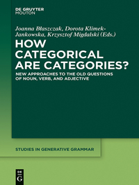 Imagen de portada: How Categorical are Categories? 1st edition 9781614516187