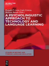 Imagen de portada: A Psycholinguistic Approach to Technology and Language Learning 1st edition 9781614514022