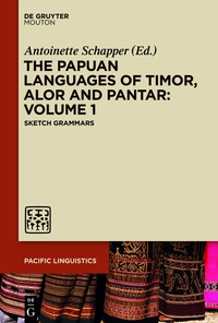 Omslagafbeelding: The Papuan Languages of Timor, Alor and Pantar. Volume 1 1st edition 9781614517238