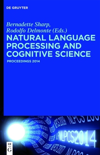 Imagen de portada: Natural Language Processing and Cognitive Science 1st edition 9781501510427