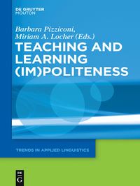 Cover image: Teaching and Learning (Im)Politeness 1st edition 9781501508424
