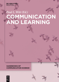 Cover image: Communication and Learning 1st edition 9781501510731