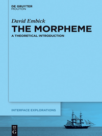 Titelbild: The Morpheme 1st edition 9781501510786