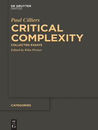 Cover image: Critical Complexity 1st edition 9781501510793