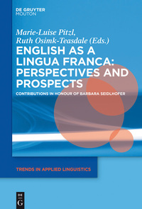 Imagen de portada: English as a Lingua Franca: Perspectives and Prospects 1st edition 9781501511226