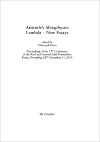 Imagen de portada: Aristotle’s "Metaphysics" Lambda – New Essays 1st edition 9781501510915