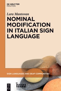 Imagen de portada: Nominal Modification in Italian Sign Language 1st edition 9781501513435